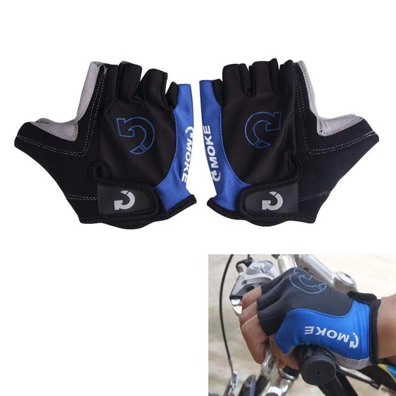 Half Finger Cycling Gloves Anti Slip Gel Pad Breathable Motorcycle MTB Road Bike Gloves Men Women Sports Bicycle Washable Gloves