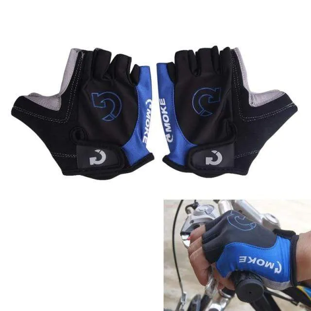 Half Finger Cycling Gloves Anti Slip Gel Pad Breathable Motorcycle MTB Road Bike Gloves Men Women Sports Bicycle Washable Gloves