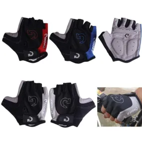 1Pair Half Finger Cycling Gloves Anti-Slip Anti-sweat Gel Bicycle Riding Gloves Anti Shock MTB Road Mountain Bike Sports Gloves