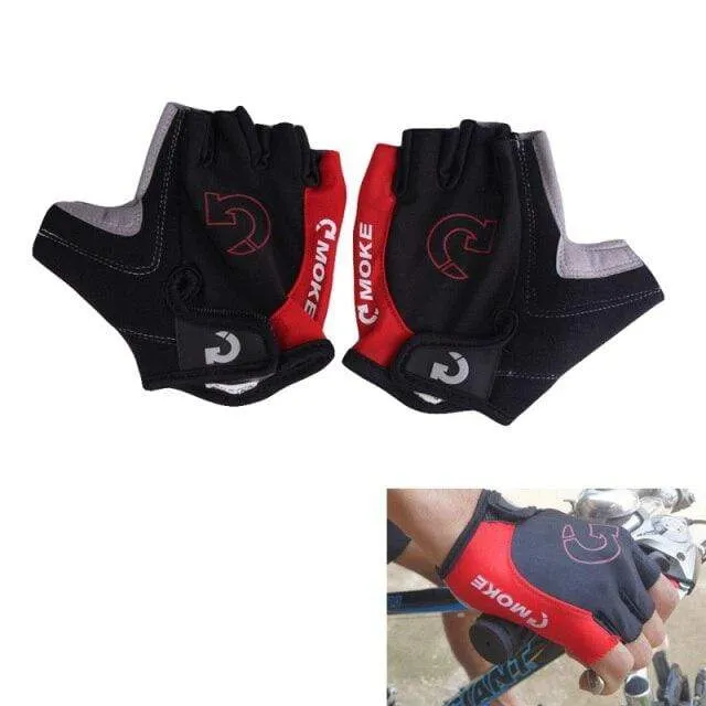 Half Finger Cycling Gloves Anti Slip Gel Pad Breathable Motorcycle MTB Road Bike Gloves Men Women Sports Bicycle Washable Gloves