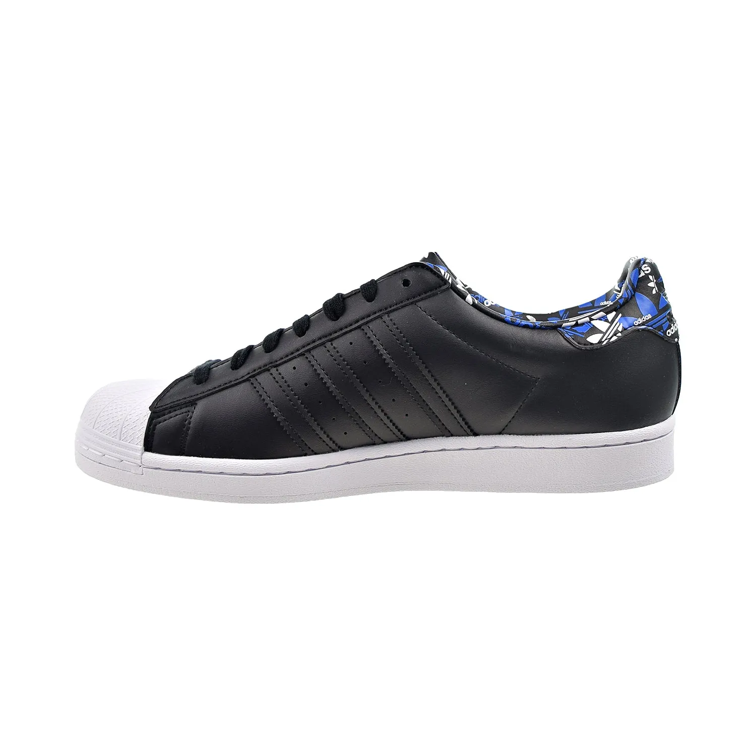 Adidas Superstar Men's Shoes Core Black-Gold Metallic-Blue