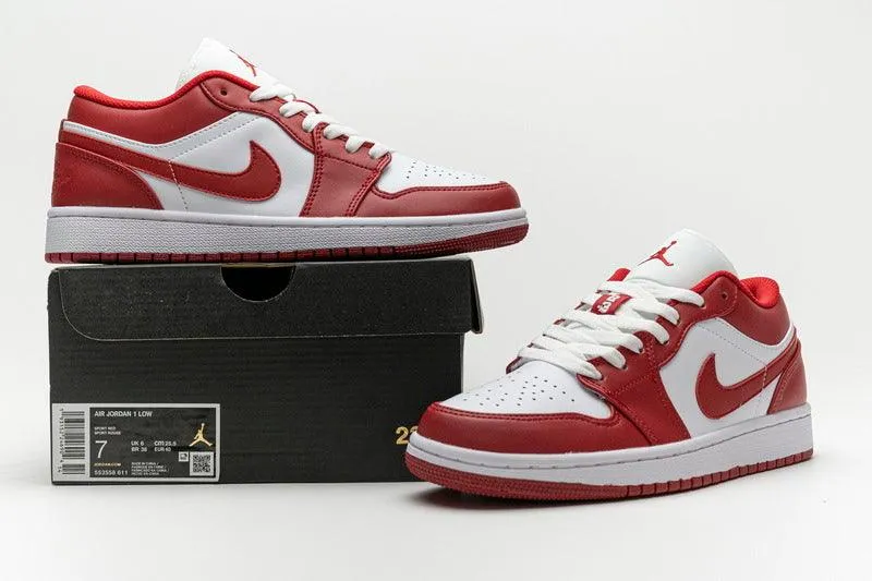 AIR JORDAN 1 LOW " SPORT RED "