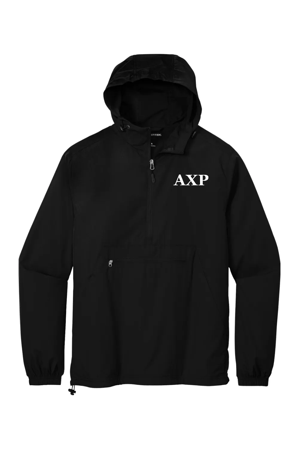 Alpha Chi Rho - Sport-Tek Packable Anorak - White Embroidered Letters