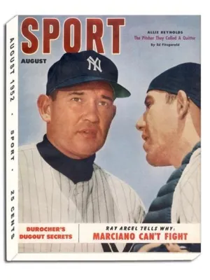 August 1952 Sport Cover (Allie Reynolds, New York Yankees)