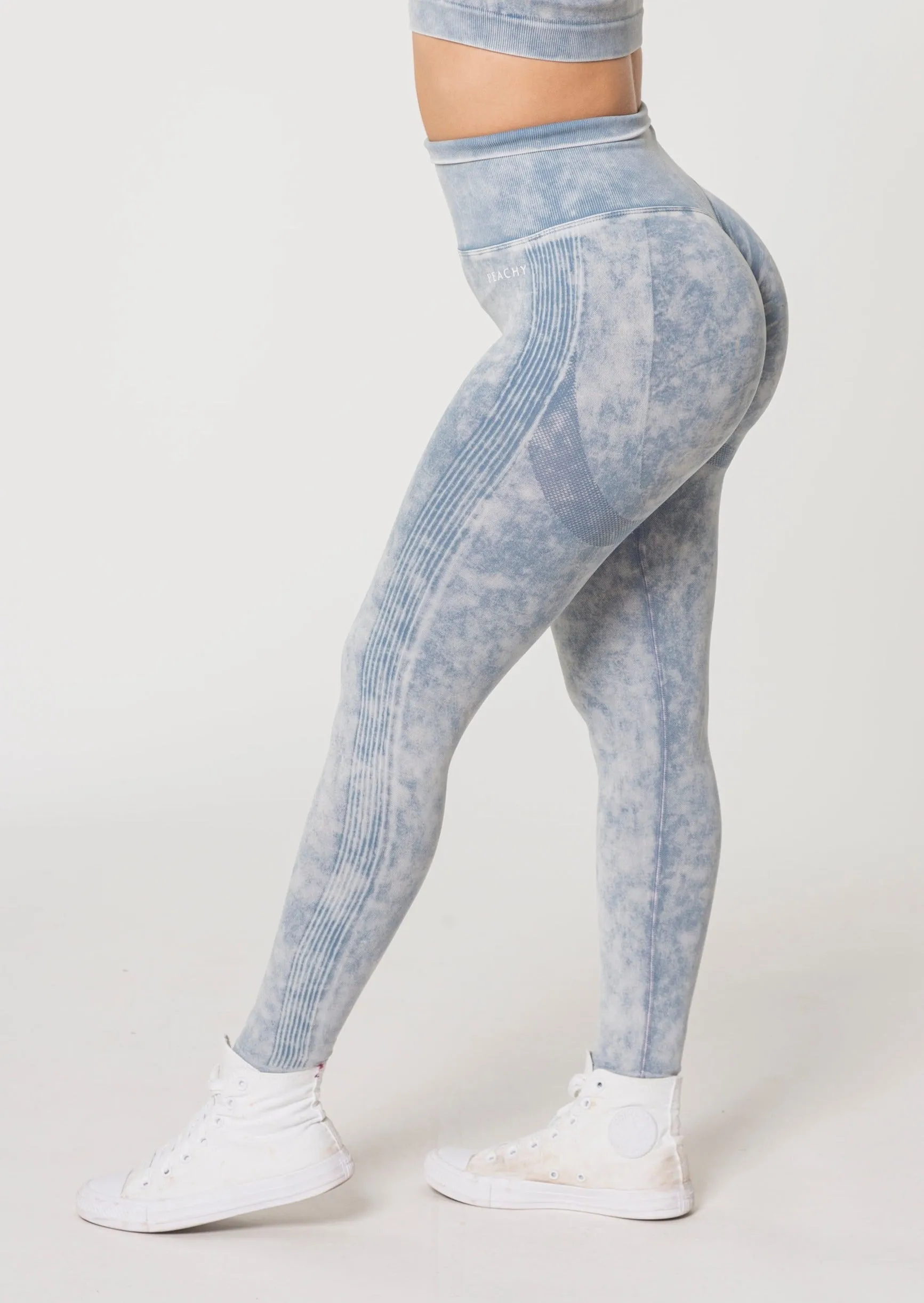 (BESCHREIBUNG BEACHTEN) Vision Scrunch Leggings (Acid Wash Edition) [LASTCHANCE]