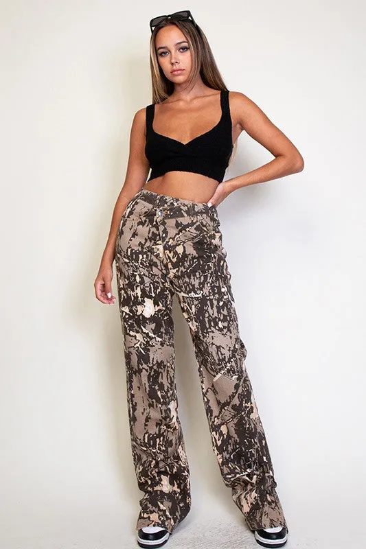 Camo Twill Pants