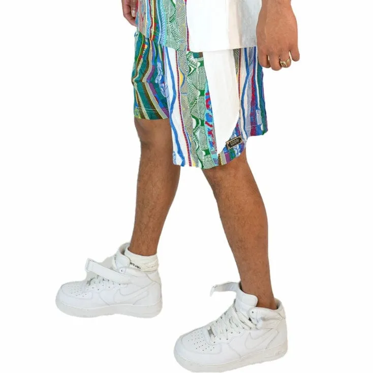 Coogi Patched Classic Knit Short (White) CG-KB-014