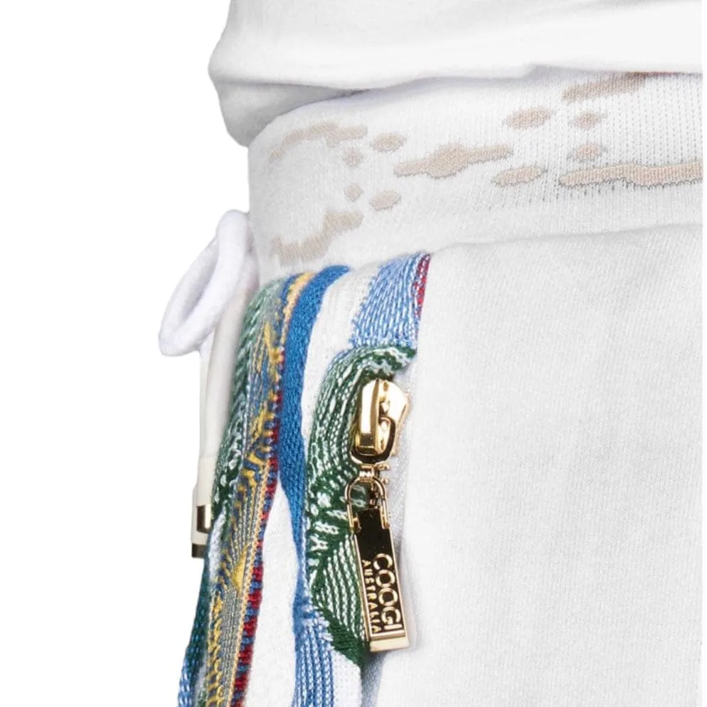 Coogi Patched Classic Knit Short (White) CG-KB-014