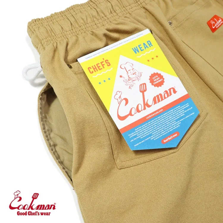 Cookman Chef Short Pants  Front pocket - Canvas Peanuts