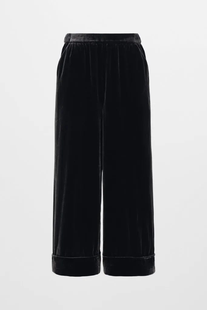 Elk The Label - Metti Velvet Pants - Charcoal