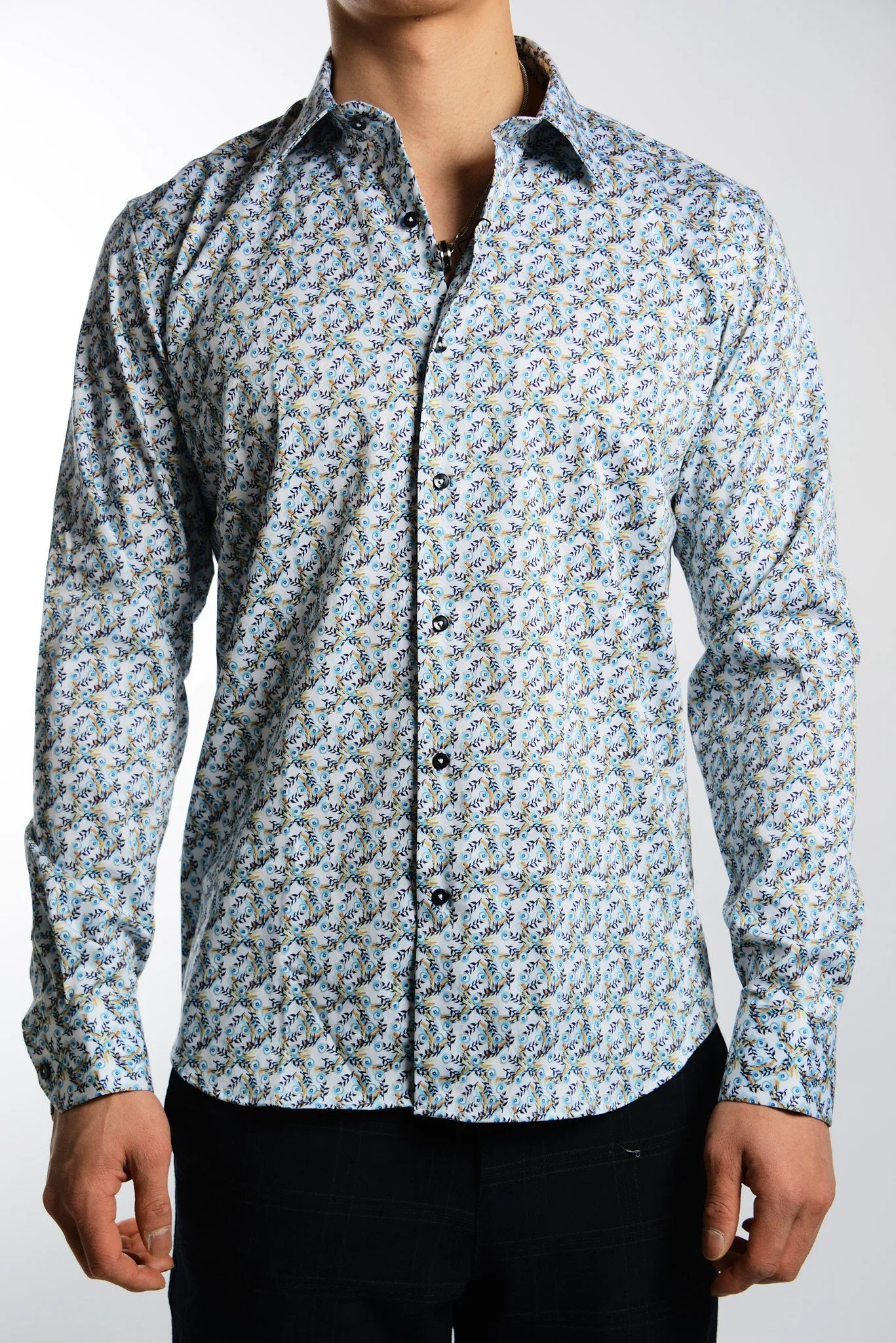 EURO SATEEN LS SPORT SHIRT