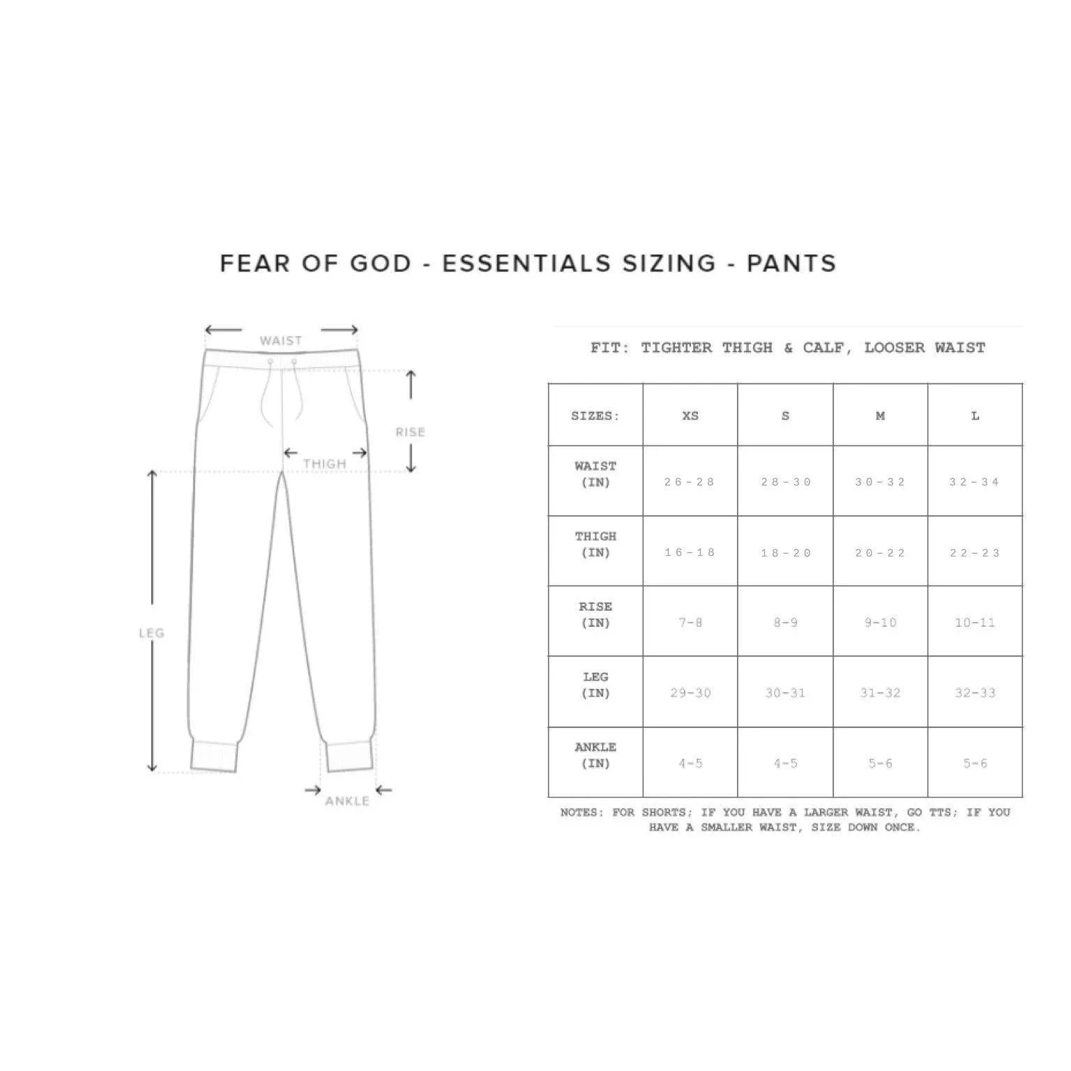 Fear Of God Essentials Sweatpants 'Buttercream' SS21