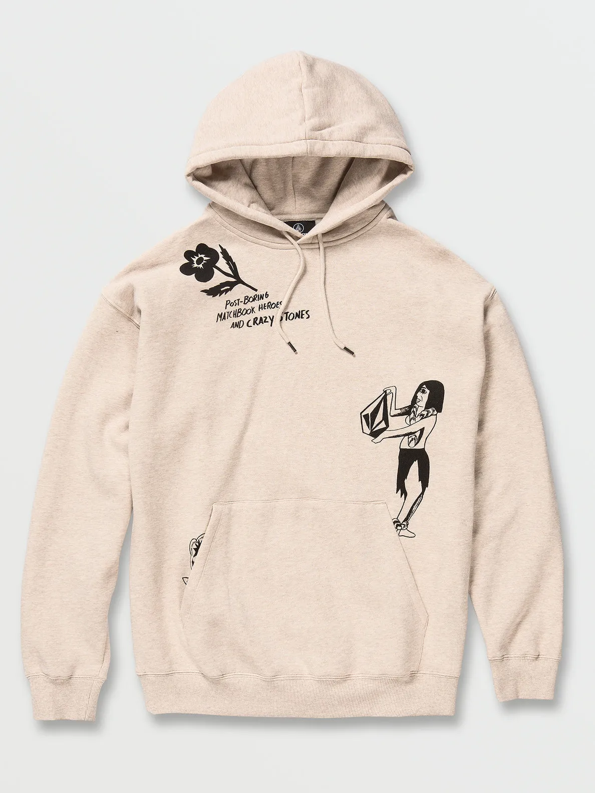 FEATURED ARTIST BOB MOLLEMA PULLOVER HOODIE - WHITECAP GREY