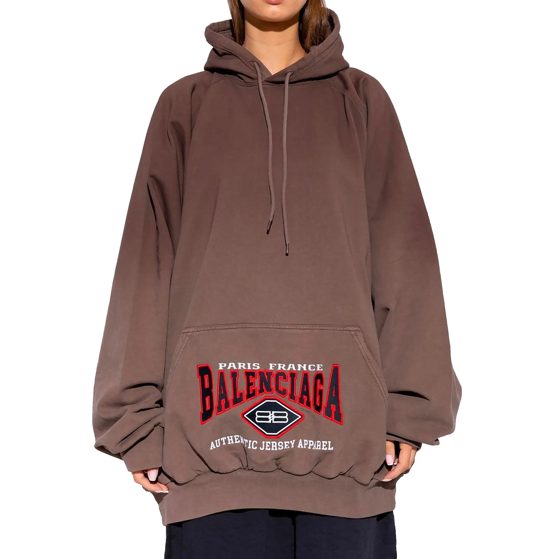 Felpa oversize con logo Balenciaga