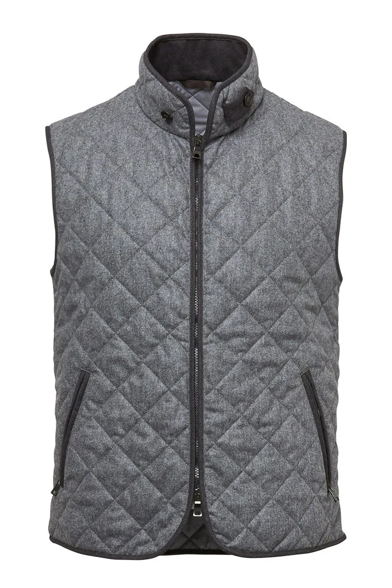 Flannel Quilted Vest