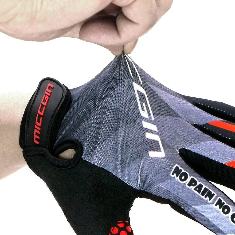 Gloves Cycling Touch Screen GEL Bike Sport Shockproof Road Full Finger Bicycle Glove For Men Woman MICCGIN