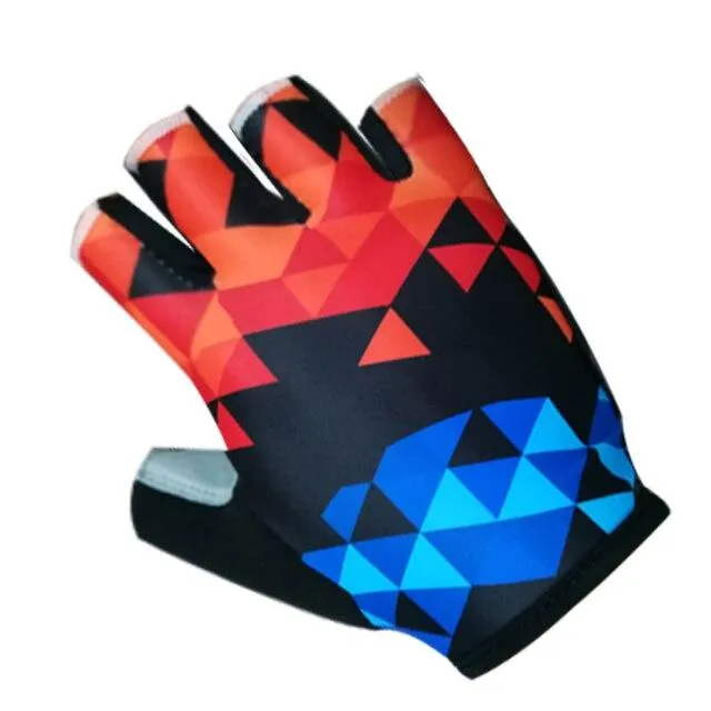 Half Finger ITALIA Cycling Gloves Mens Women Summer Sports Shockproof Bike Gloves Anti Slip MTB Bicycle Glove Guantes Ciclismo