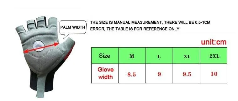 Half Finger ITALIA Cycling Gloves Mens Women Summer Sports Shockproof Bike Gloves Anti Slip MTB Bicycle Glove Guantes Ciclismo