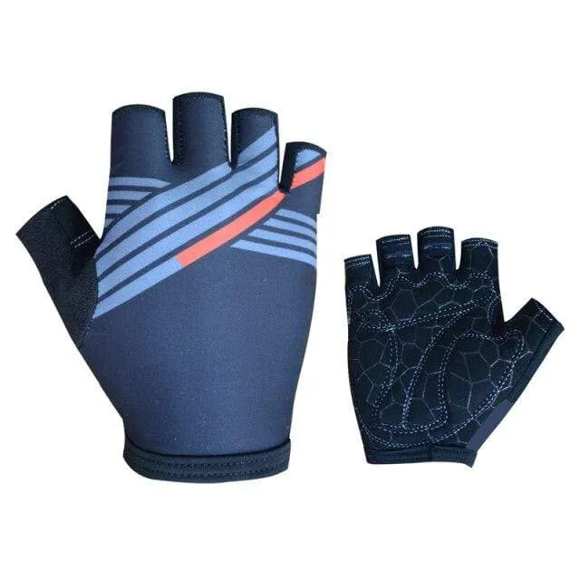 Half Finger ITALIA Cycling Gloves Mens Women Summer Sports Shockproof Bike Gloves Anti Slip MTB Bicycle Glove Guantes Ciclismo