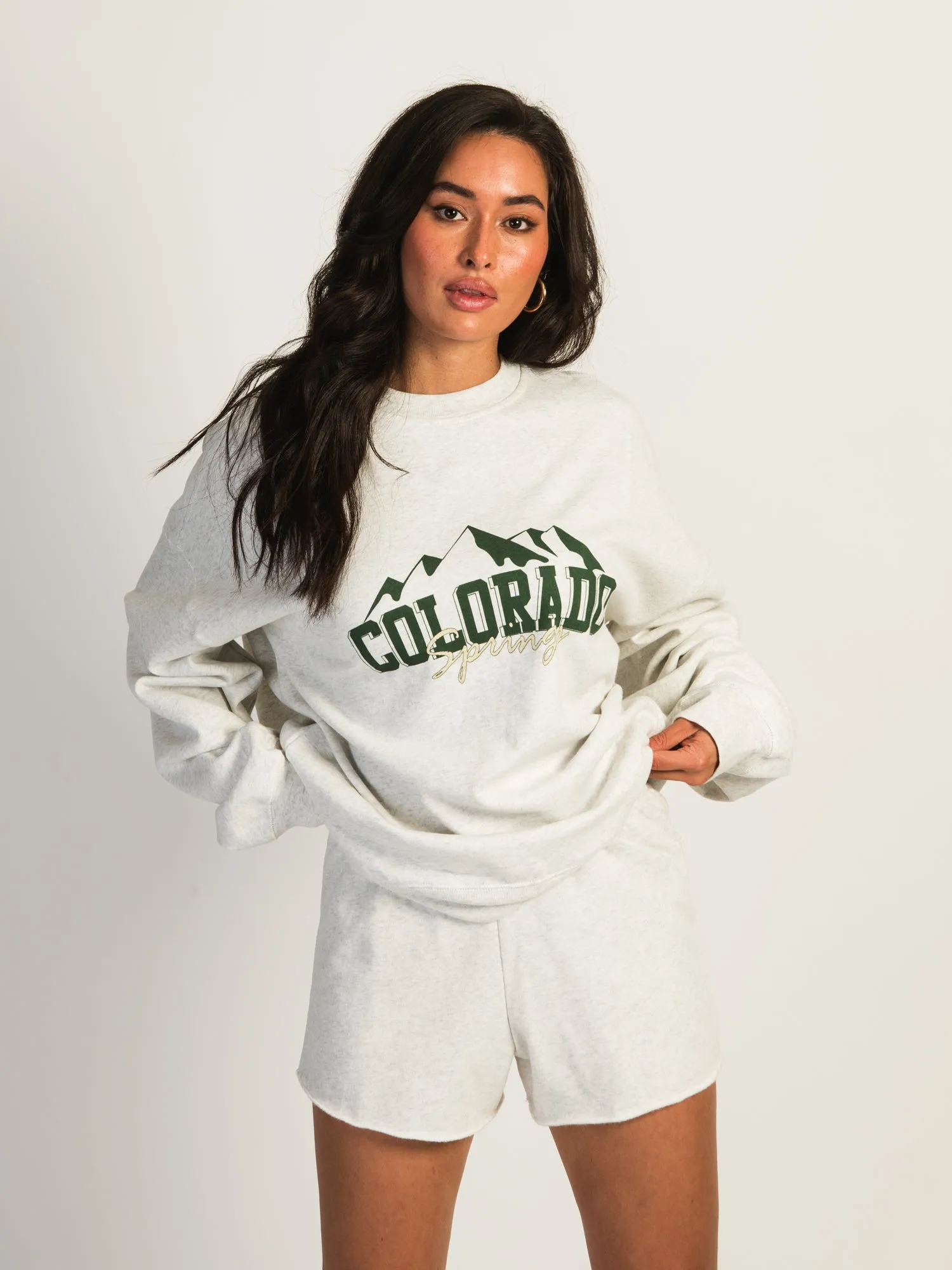 HARLOW MICHELLE PRINT CREWNECK - COLORADO