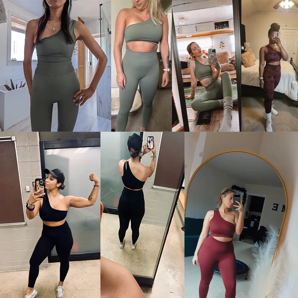 High Waist Leggings Workout Outfits