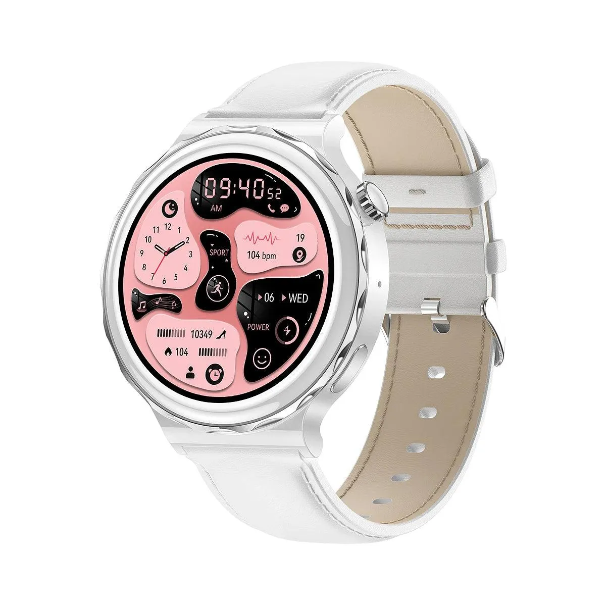 HK43 Smartwatch: Stylish, Functional, Durable for Women