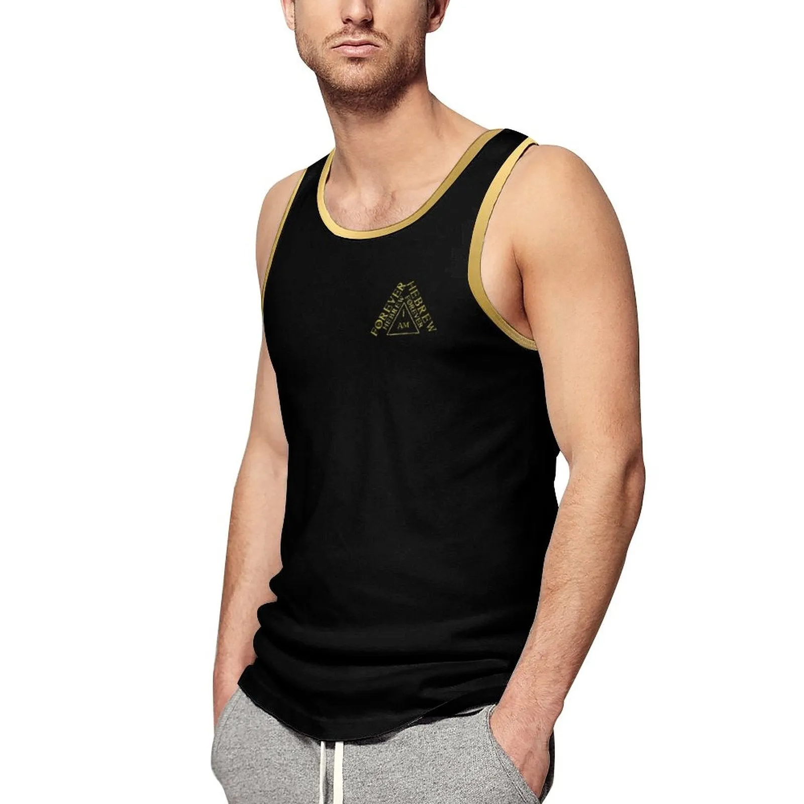 I AM HEBREW 03-01 Men's Designer Tank Top