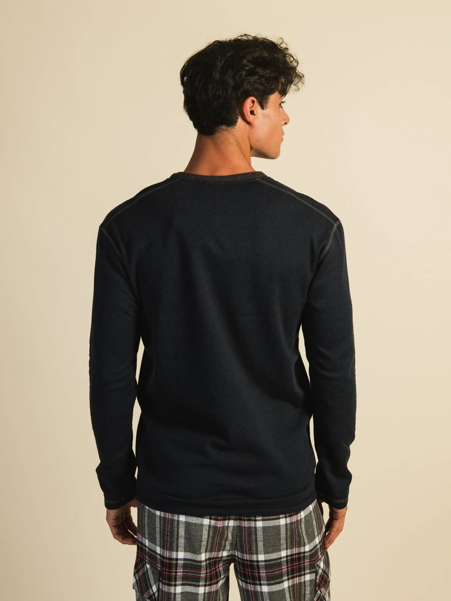 KOLBY HUGH LONG SLEEVE HENLEY