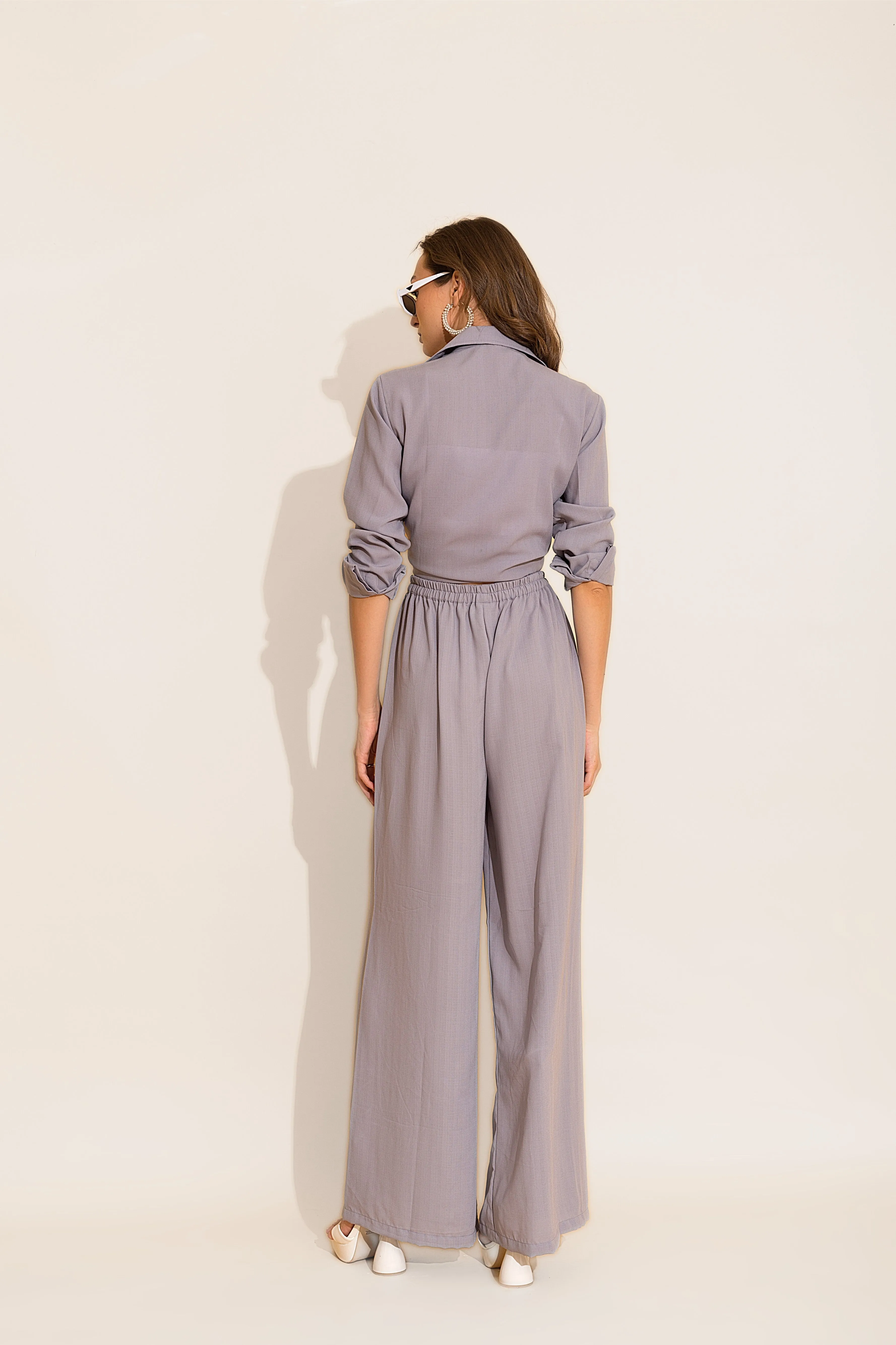 Lavender Linen Loungewear Pants