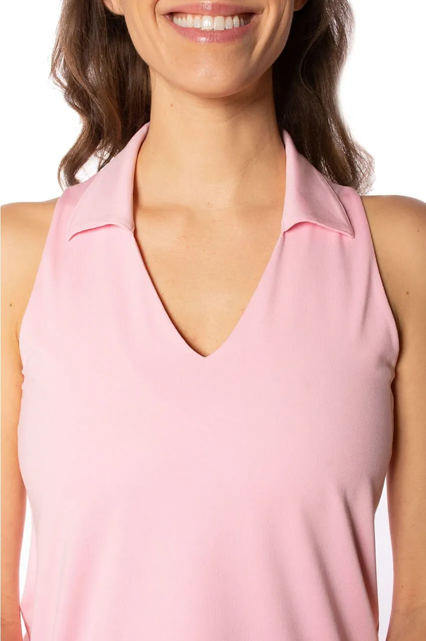 Light Pink Sleeveless Lisa Sport Polo