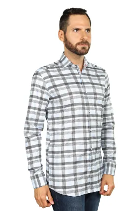 Long Sleeve Overcheck Shirt 4043 LS