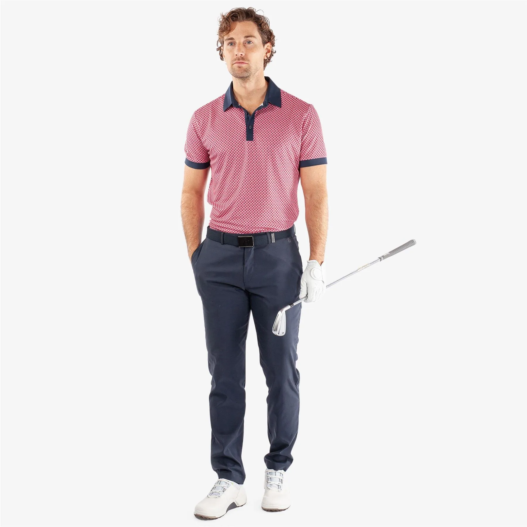 Mate Ventil8  Polo Camelia Rose/Navy - SS24