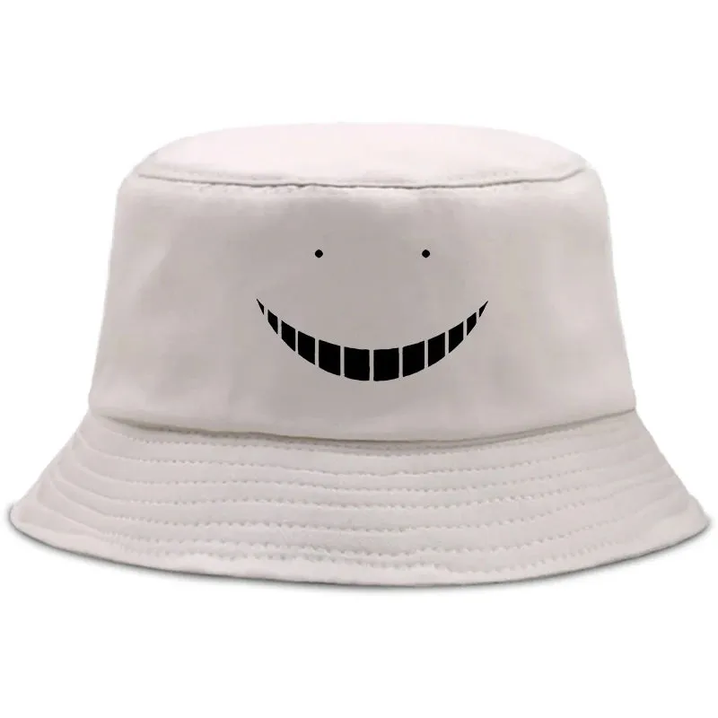 Men and women Anime Assassination Classroom Panama Bucket Hat Summer Sport Cap Sun Visor Fishing Casual  Fisherman Hats