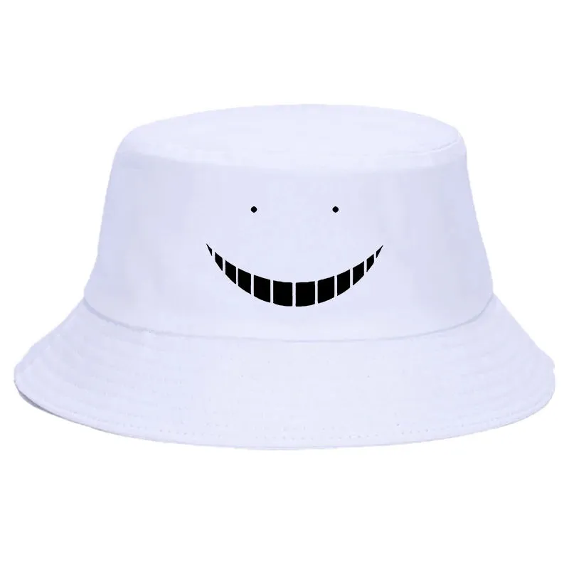 Men and women Anime Assassination Classroom Panama Bucket Hat Summer Sport Cap Sun Visor Fishing Casual  Fisherman Hats