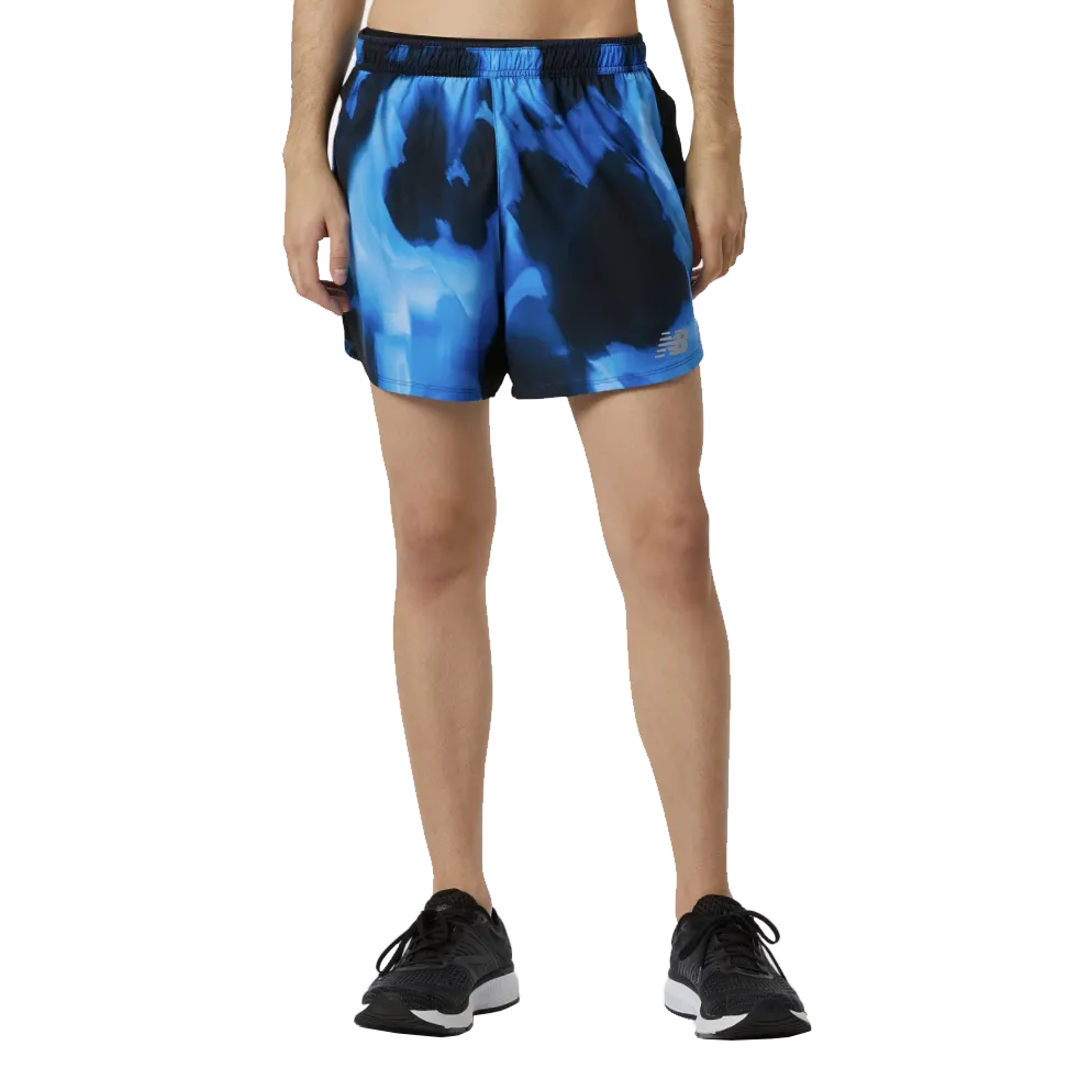 Men's Printed Impact Run Short 5"