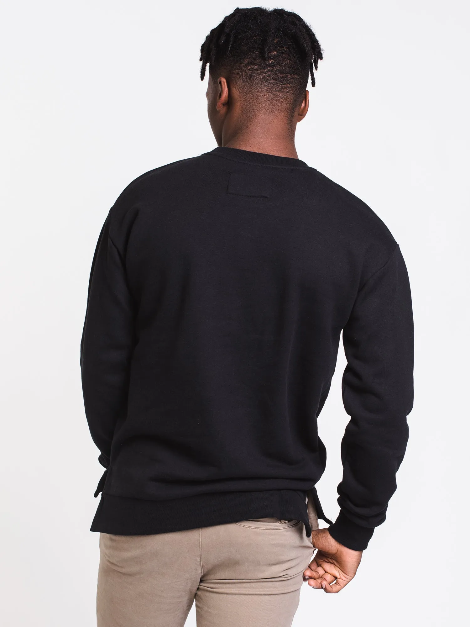 MENS PROJECT ZANEROBE CREW - BLACK - CLEARANCE