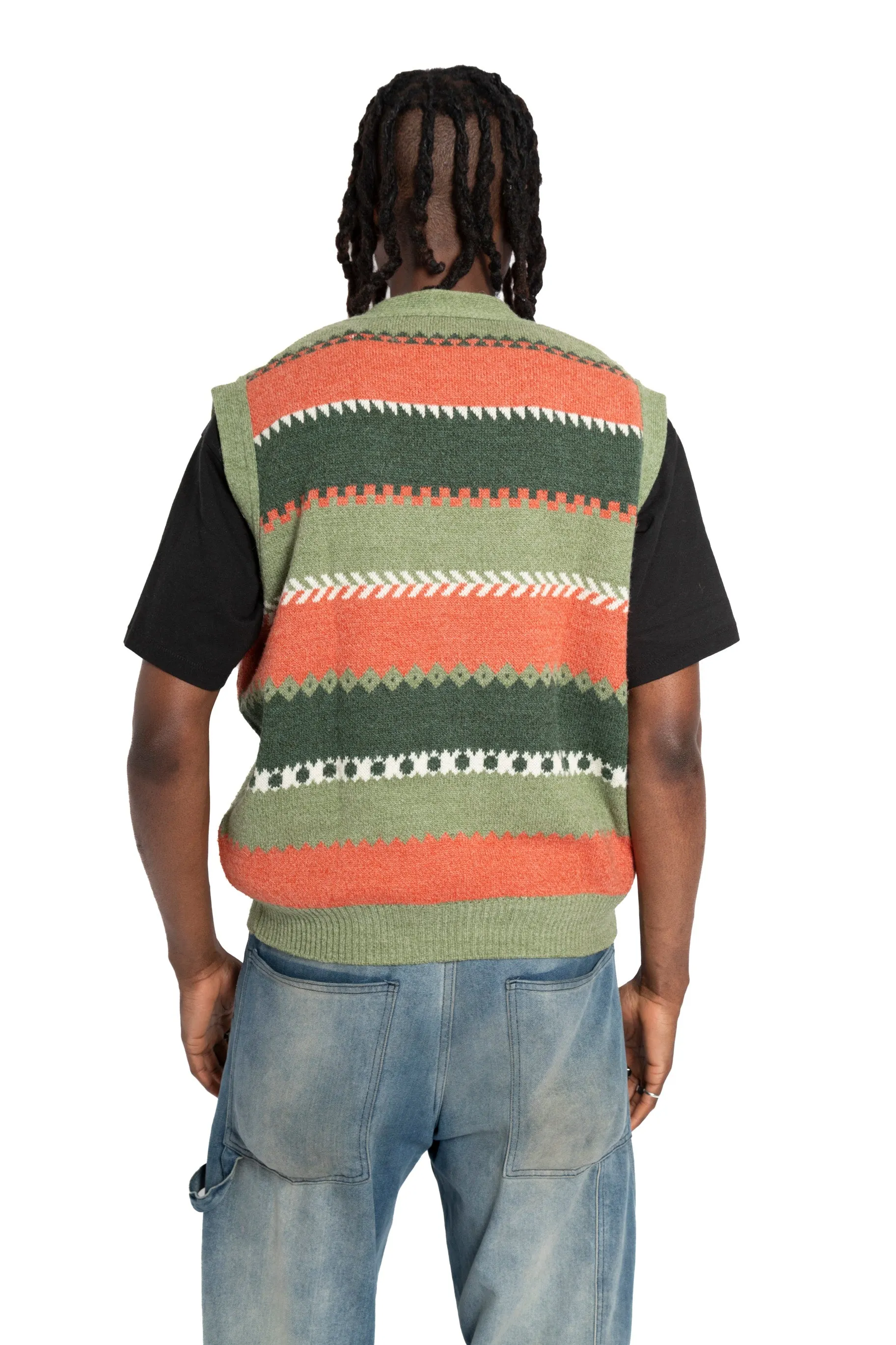 Missoni Sport Striped Fine Knit Vest