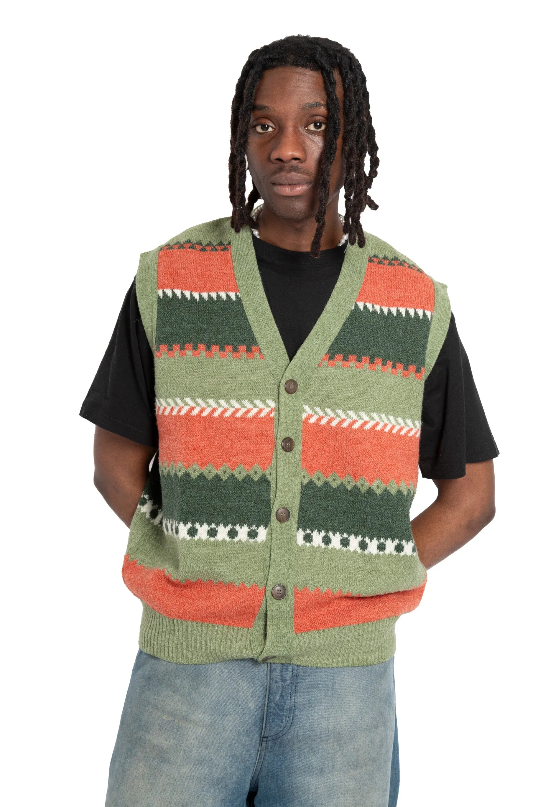 Missoni Sport Striped Fine Knit Vest