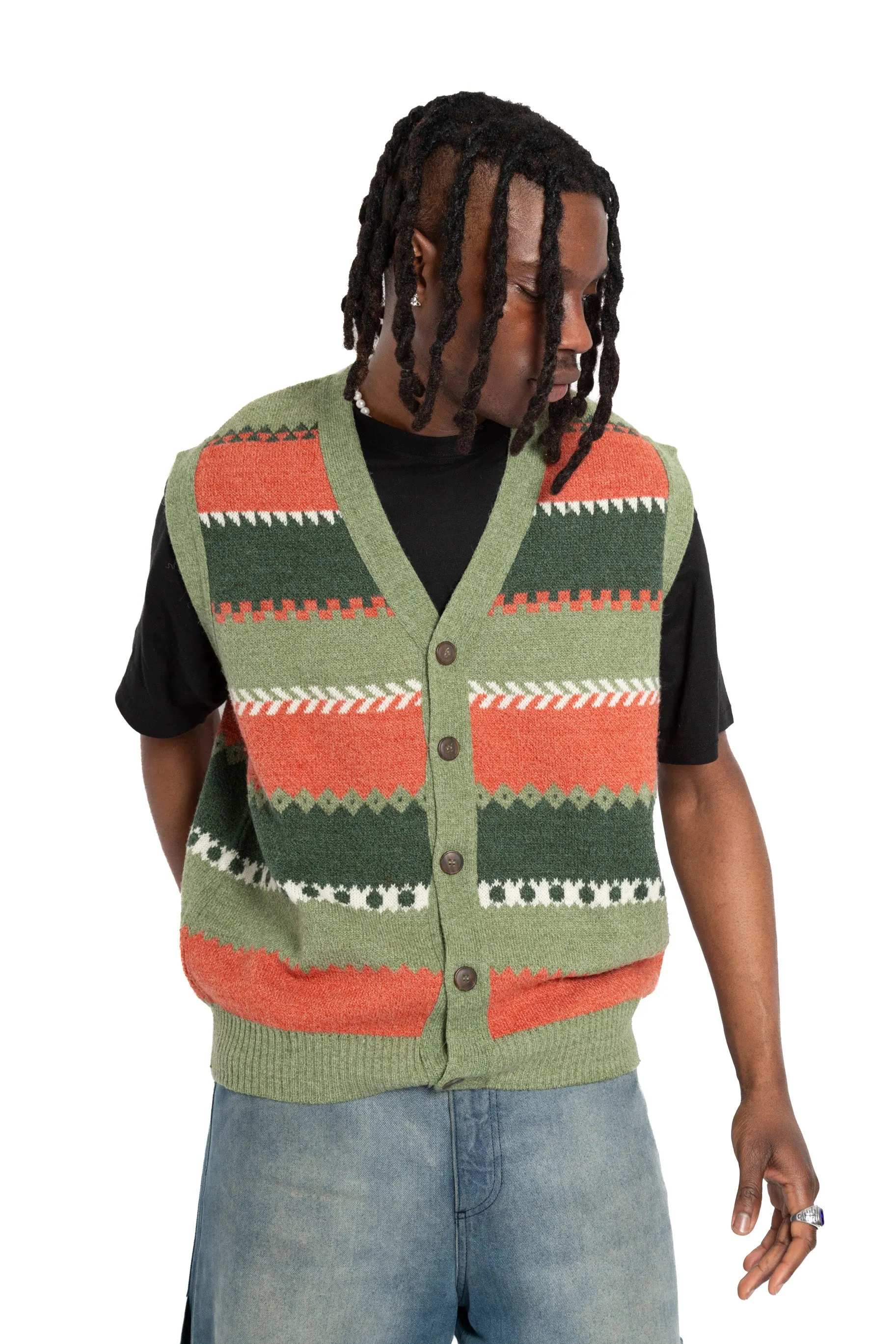 Missoni Sport Striped Fine Knit Vest