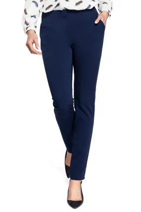 Moe Trousers in Navy Blue