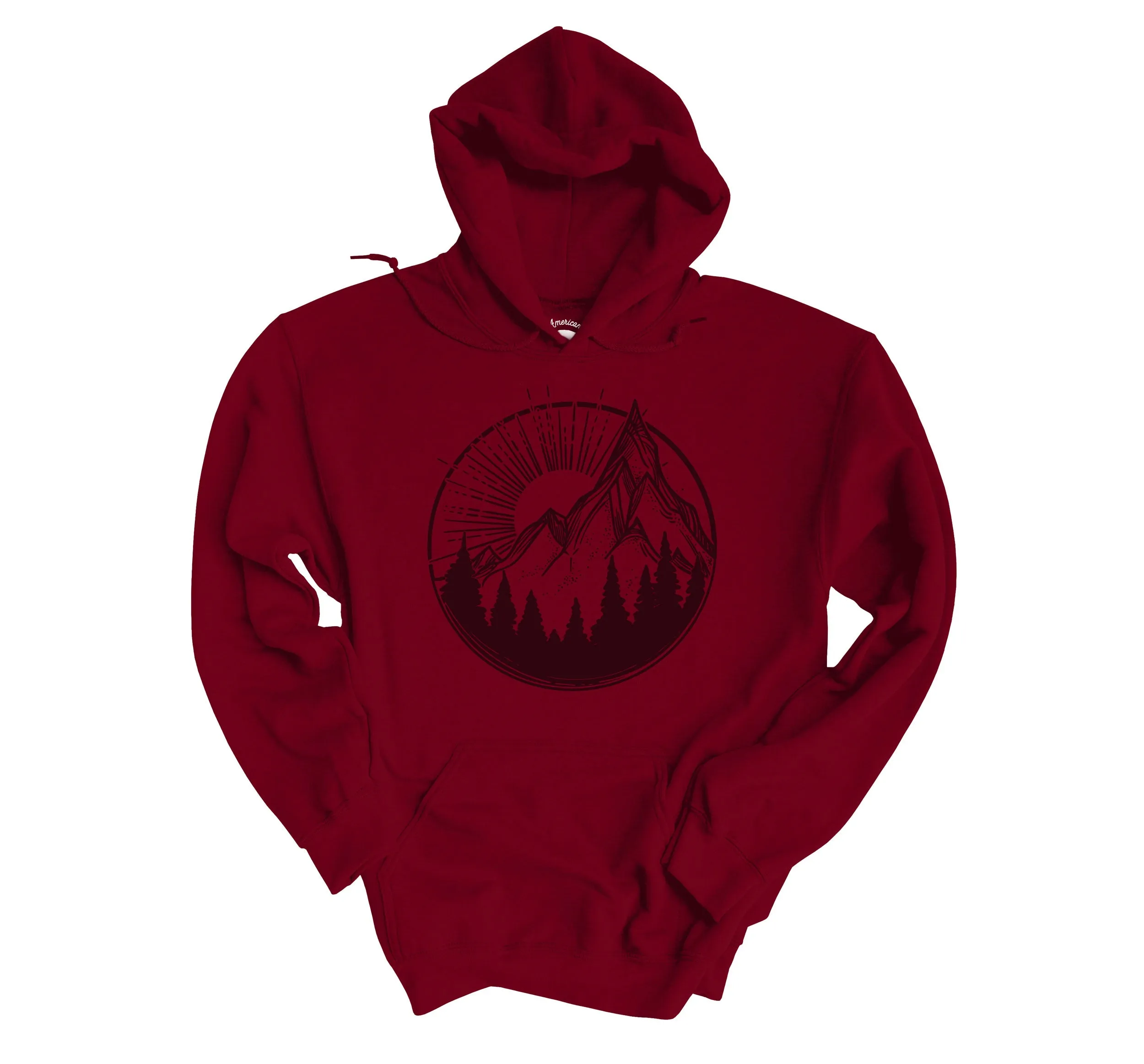 Mountain Day Adult Hoodies