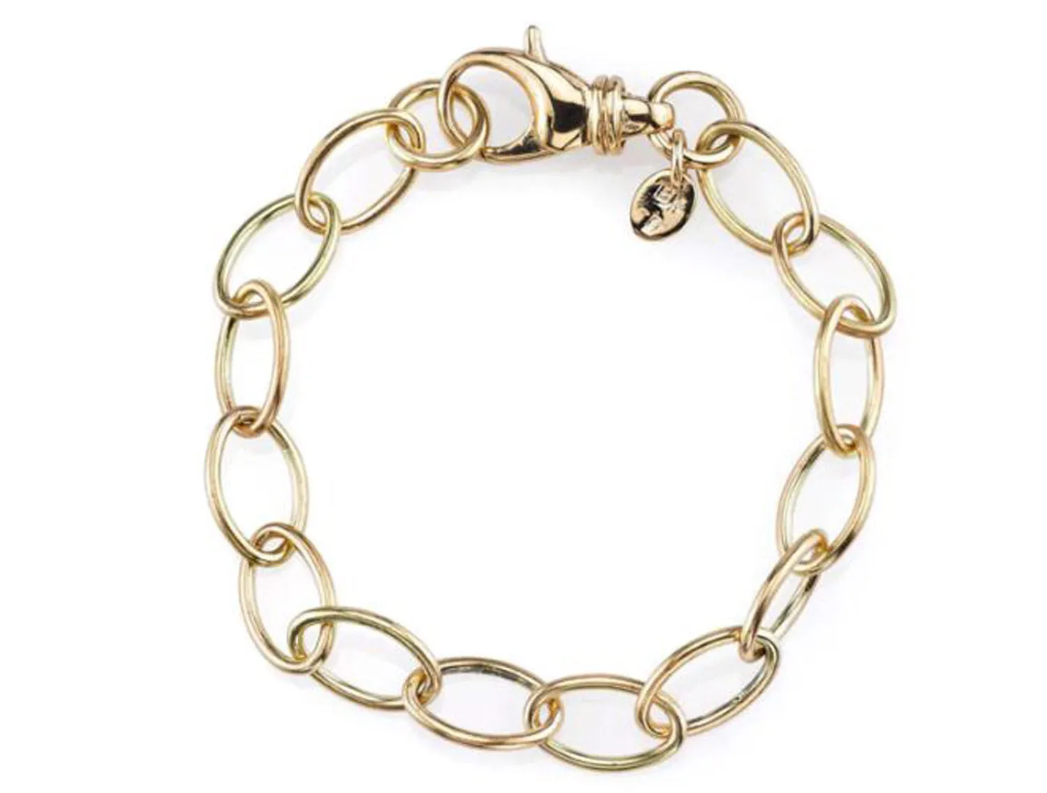 Oval Link Sport Bracelet in 18K Yellow Gold