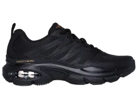 Pantofi sport, barbati, SKECHERS SKECH-AIR VENTURA REVELL 232657-BBK negru, piele ecologica