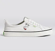 PEANUTS OCA Low Snoopy Skate Off-White Canvas Sneaker Women