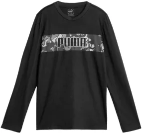 Puma Active Sport boy's long sleeve t-shirt 676287-01 black