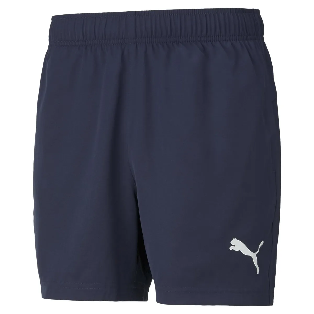 PUMA MEN'S ACTIVE WOVEN 5 NAVY SHORTS