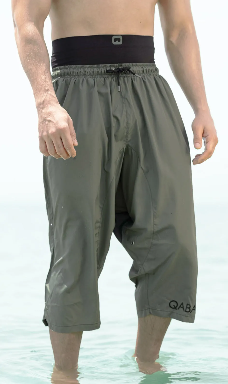 QL Halal Swim Shorts SB UNI in Khaki