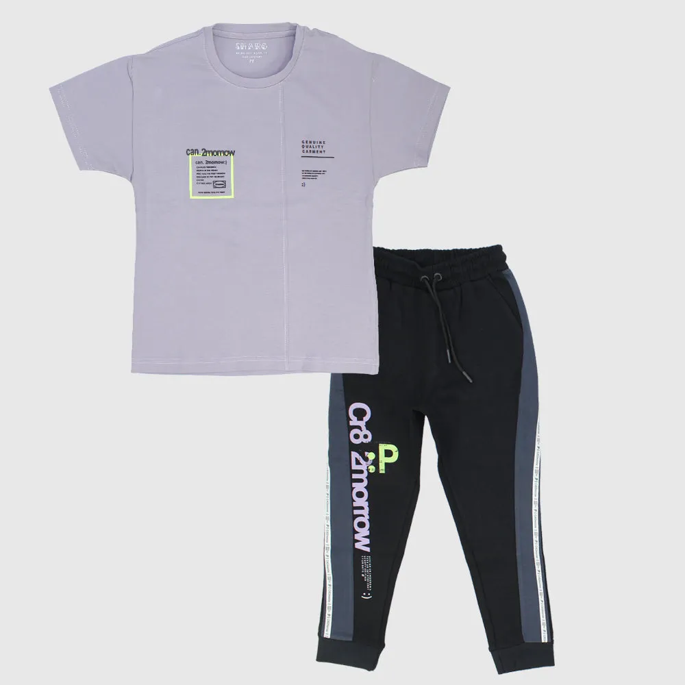 "CR8 2MORROW" 2-Piece Outfit Set