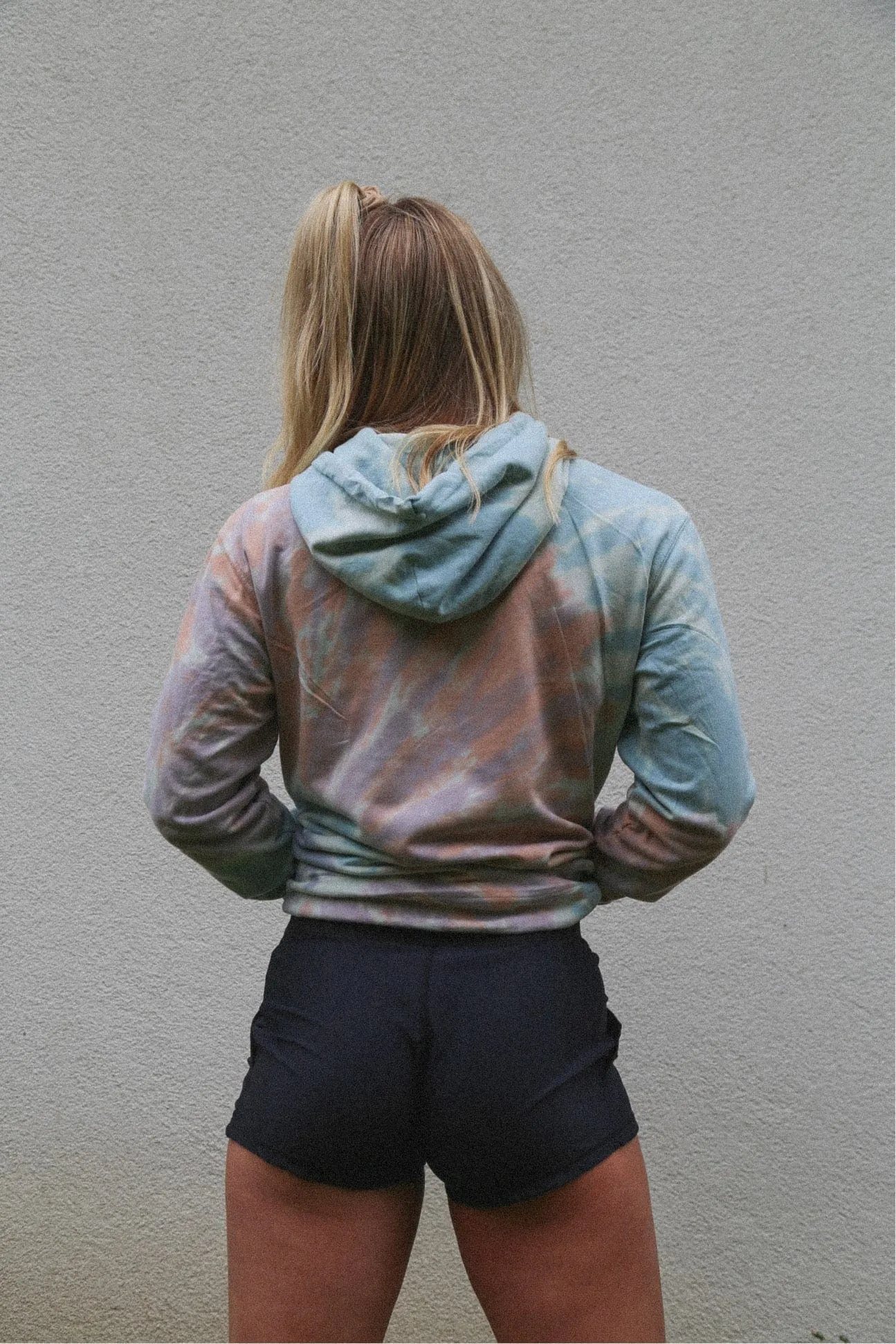 Stadium Terry Hoodie in Watercolour Dye