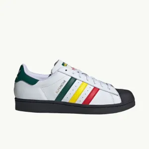 Superstar 'Reggae' - Cloud White/Yellow/Collegiate Green